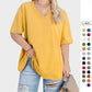 🌷2026 Summer Sale 50% OFF☀️Tankaneo Women's Plus Size V Neck T Shirts Summer Half Sleeve Tees Casual Loose Fit Cotton Tunic Top