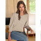 ☀️Summer Hot Sale 50% OFF🌼Blouses for Women Dressy Casual 3/4 Length Sleeve Womens Tops with Smocked Cuffs