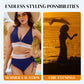 👙2026 New Type 49% OFF💥👙High Waisted Tummy Control Color Block Bikini Sets
