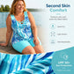 🏖️ 50% OFF! ✨ Sporty Two-Piece Bathing Suit – Criss-Cross Neck, Boy Shorts, Quick-Dry 🏄‍♀️