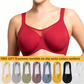 🌸⏳Last Day Special Price £9.99💐Women's Elegant Sheer Full Coverage Plus Size Bra