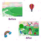 🔥LAST DAY 49% OFF - Foil Craft - No-Mess Art Kit🤲 Non-Toxic & Kid-Safe!💓
