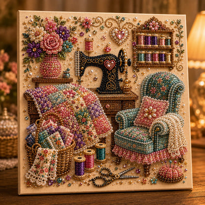 ✨70% OFF!!Ready for Christmas!🎅✨ Cozy Hobby Rooms 3D Diamond Painting Kit