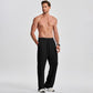 Mens 2 Piece Rib Knit Sweatsuit Summer Sleeveless Tank Top Baggy Wide Leg Pants Set
