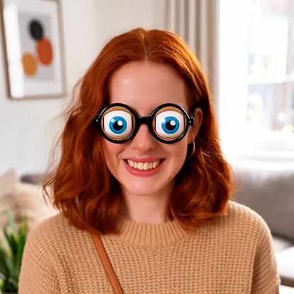 🔥CHRISTMAS SALE 50% OFF!!🏆Flash Sale💥🥸Funny Glasses with Winking Eye Mechanism🌟
