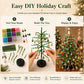 ⏳LAST DAY SALE ONLY ￡7.99!🎄✨ DIY Beaded Christmas Tree Kit – 🎅Create Your Own Sparkling Holiday Decoration