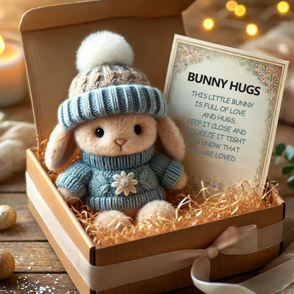 🎁Special Sale 50% OFF🐇Handmade Mini Bunny Hug Cute Easter Gift