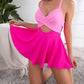 💥Last Day Special Sale 50% OFF🩱Women's Cutout One Piece Skirt Swimsuit