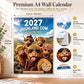 ⏳LAST DAY SALE ONLY ￡7.99!!🔥2027 Funny Highland Cow Wall Calendar | A4 Hanging Calendar | Designed by Isabel Kline