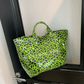 🎁Summer Hot Sale 50% OFF❤️👜Women's Letters Print Tote Bag