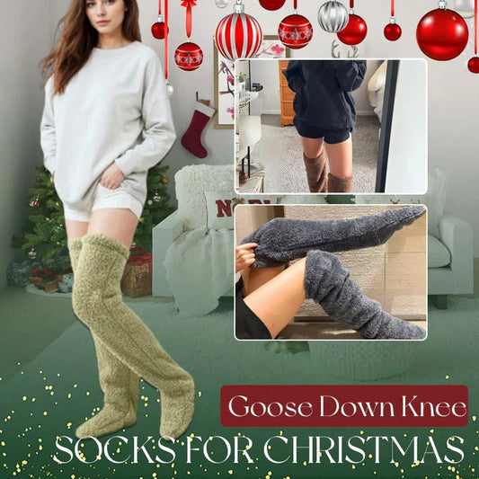 🎁💥Christmas Sale 50% OFF!!💥goose down knee socks!🧦⛄