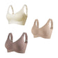 🎁Buy 1 Get 3 Packs💕Women's Ribbed Push Up Adjustable Wireless Bra🌸🌸