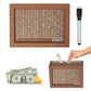 🎁2026 New Year 60% OFF🌟💷Retro Style Wooden Money Box with Counter Piggy Bank Handmade Saving Money Goal Piggy Bank