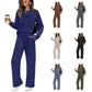 🔥LAST DAY SALE 70% OFF👍✨Women's Crew Neck Top & Drawstring Pants Set1