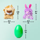 🎉🐇Easter Hot Sale 50% OFF🥰Prefilled Easter Eggs with Stuffed Animals Toys