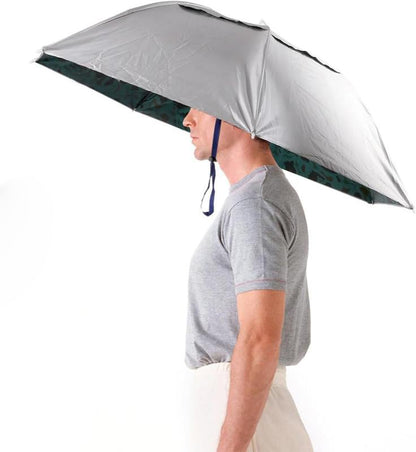 🔥Summer Hot Sale 50% OFF🔥Head Umbrella Hat-Compact Folding Hands Free Hat Umbrella