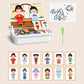 🎁Halloween promotion 50% OFF💓🎨Magnetic puzzle box for children with game and drawing board