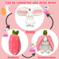 🍓Valentine's Day 50% off🍓Strawberry Bunny Transformed into Little Rabbit🎀 Fruit Doll Plush Toy🐰