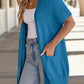 🥇Hot Sale 50% OFF🌺Women's Short Sleeve Pleated Lightweight Open Front Cardigan
