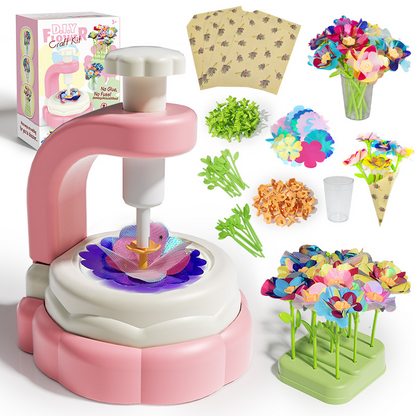 🔥Last day sale 50% OFF🔥Fabric Flower Bouquets Toys - Build Your Flower Bouquet, Arts & Crafts for 4 5 6 7 8 Year Toddler Girl, Educational Activity Preschool B-Day Gifts