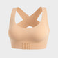 🔥LAST DAY SALE ONLY￡8.99!!💝Easy Front‑Close Cross Back Posture Corrector Bra Wireless Full Support Comfort Bra