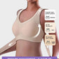 🔥LAST DAY SALE ONLY￡8.99!!💝Easy Front‑Close Cross Back Posture Corrector Bra Wireless Full Support Comfort Bra