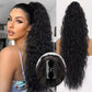 💜LAST DAY PROMOTION⚡50K+ SOLD! 💜Curly Wavy Frizzy Hair Extension with Ponytail