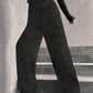 💖💃LAST DAY SALE 50% OFF✨Women's Sequin Sparkle Wide Leg Pants with Elastic Waistband✨