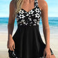 🚨FLASH SAEL 60% OFF!!✨Women's Plants Print V Neck Swimdress & Tankini Set