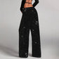 💖💃LAST DAY SALE 50% OFF✨Women's Sequin Sparkle Wide Leg Pants with Elastic Waistband✨