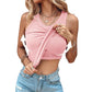🎁Summer Sale 50% OFF😍Ribbed Stretchy Tank Top with Shelf Bra💓