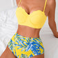 💛Summer hot sale - 50% discount💛Dreamy strap swimwear with cover up
