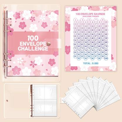 ⏰Final 4 Hours 70% OFF🎁✉️100 Envelope Savings Challenge Book💸