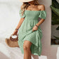 🌈2026 Summer Hot Sale 50% OFF!✨Square Neck Floral Midi Dress – Smocked Bodice, Flowy Tiered Skirt, Romantic 🌸1