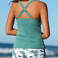 💃Summer Cool Deal-50% OFF🌊🎨Tummy Control Two-Piece Tankini Set