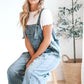 💃Limited time sale 50% OFF💓👖Women's Cute Casual Button Jumpsuit Ripped Denim Overalls