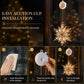 ⏳LAST DAY SALE ONLY ￡8.99!!🎄❄️ DIY Christmas Snowflake Suction Cup LED Lights ✨ | Battery Operated, Warm & Multi-Colour, Window Suction Lights, Christmas Home & Party Decor