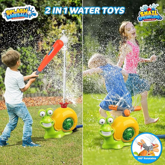 🌈Let's Have Fun In Summer✨Water Sprinkler Baseball Toy