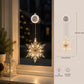 ⏳LAST DAY SALE ONLY ￡8.99!!🎄❄️ DIY Christmas Snowflake Suction Cup LED Lights ✨ | Battery Operated, Warm & Multi-Colour, Window Suction Lights, Christmas Home & Party Decor