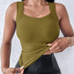 🏆Last Day Special Price ￡8.99!!💐Women's U Neck Thermal Tank Tops with Built-In Bra🌟💓