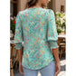 ☀️Summer Hot Sale 50% OFF🌼Blouses for Women Dressy Casual 3/4 Length Sleeve Womens Tops with Smocked Cuffs