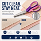 🥳2026 TOP PICK🥳 Pinking Shears Scissors – Stainless Steel, Ergonomic Cushioned Handles – Perfect for Sewing, Quilting & Scrapbooking! 🧵💨1