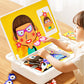 🎁Halloween promotion 50% OFF💓🎨Magnetic puzzle box for children with game and drawing board