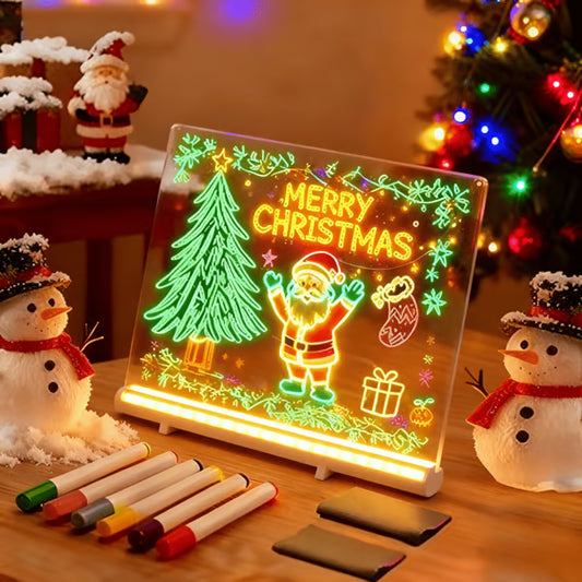 🎅Christmas Hot Sale 50% OFF 🎨LED Note Board🎁Buy 1 Get 7 Colour Pens For Free⭐
