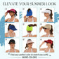 🔥 Summer Hot Sale 60% OFF💕UPF 50+ Sun Visor Ponytail Hat