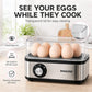 🥚 LIMITED-TIME 50% OFF! 🍳 Multifunctional Egg Steamer with Clear Lid – Boil, Poach or Omelet✨