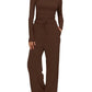 🔥LAST DAY 50% OFF👚👖2026 Women's Casual Wear Long-Sleeved Loose-Fit Trouser Set 💕