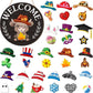🎁50% OFF🍁Christmas Best Decorations🎄Interchangeable Wooden Gnome Welcome Sign