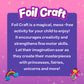 🔥LAST DAY 49% OFF - Foil Craft - No-Mess Art Kit🤲 Non-Toxic & Kid-Safe!💓