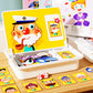 🎁Halloween promotion 50% OFF💓🎨Magnetic puzzle box for children with game and drawing board